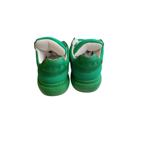 Marni Kids Leather and Cotton Lace Up Sneakers NWT size: 27 Italian Kids - Picture 3 of 7